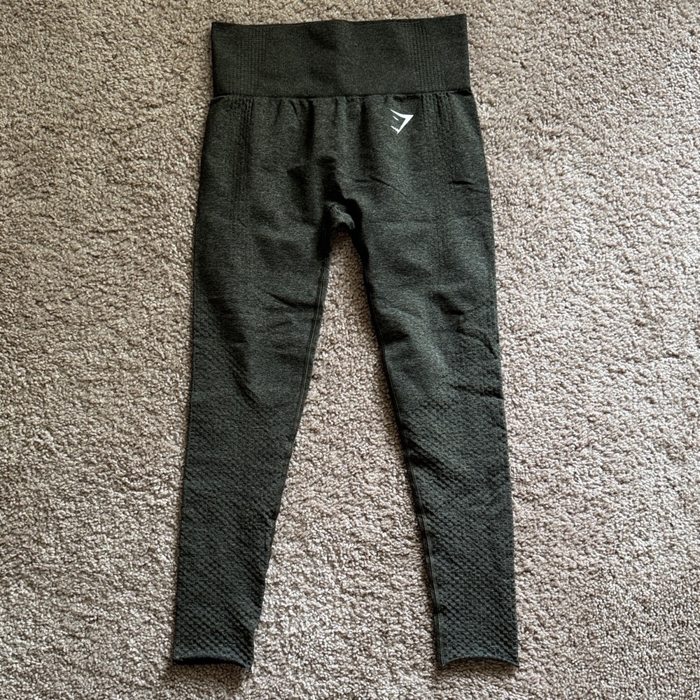 Gymshark Dark Gray Textured Leggings